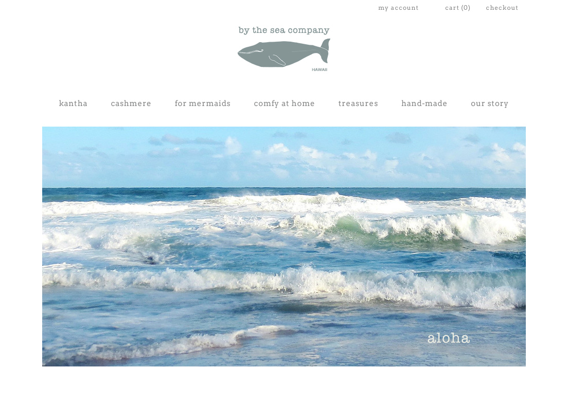 by the sea landing page screeen grab 1a